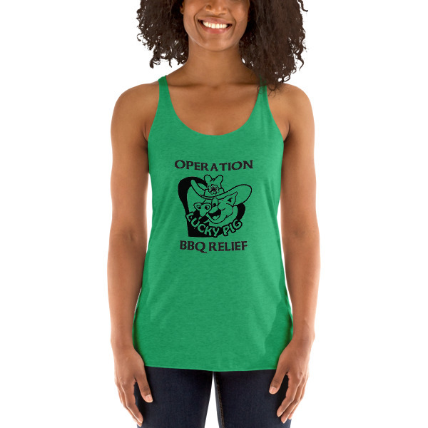 Lucky Pig Women's Racerback Tank 60044