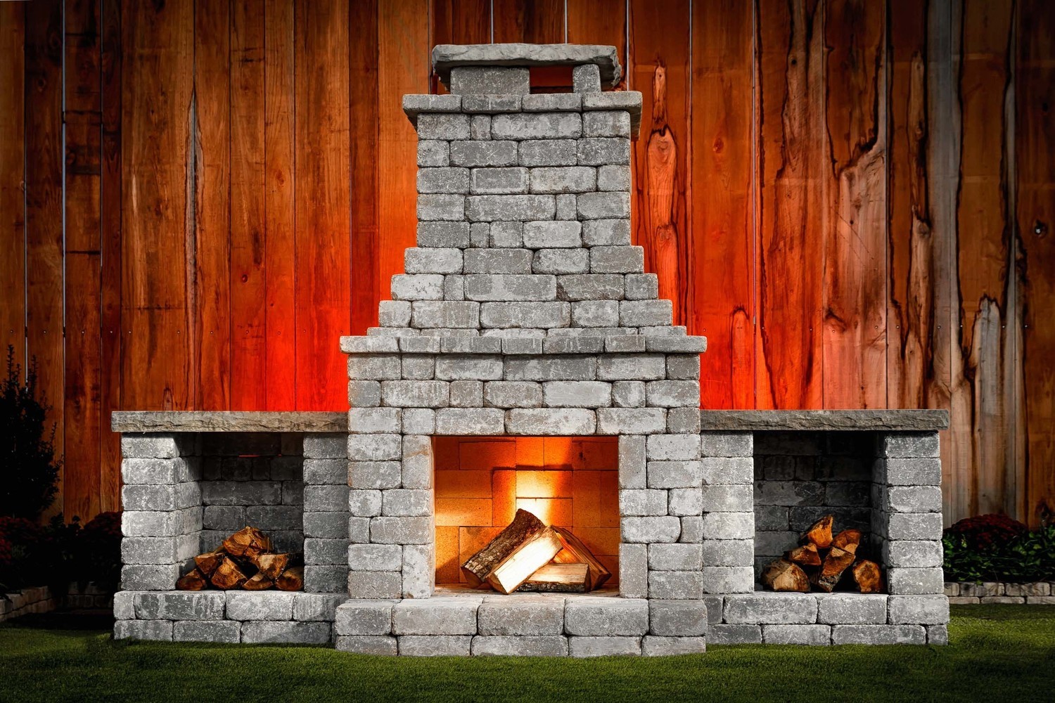 Fremont DIY Outdoor Fireplace Kit | Shop Romanstone for impressive kits ...