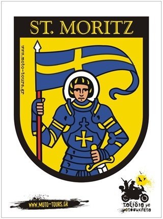 Αυτοκόλλητο St. Moritz (CH) ST-C27