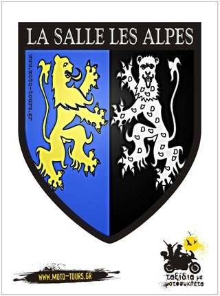 Αυτοκόλλητο La Salles Les Alpes (F) ST-C45