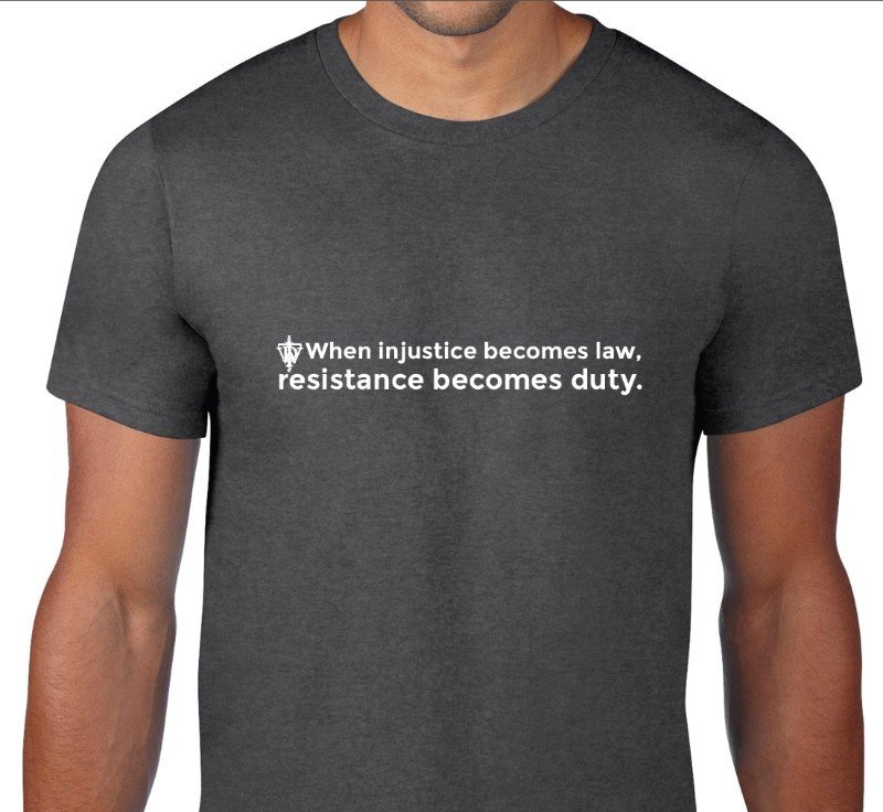 Resistance Shirt - Grey RESIST_GREY