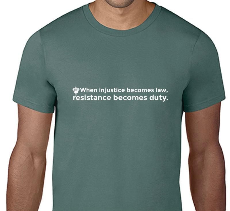 Resistance Shirt - Green RESIST_GREEN
