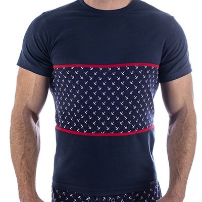 Manor Print Teget Majica Manor Print Teget Majica