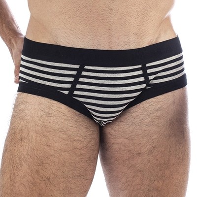 Manor Stripes Dvobojno-Crni Slip Manor Stripes Dvobojno-Crni Slip