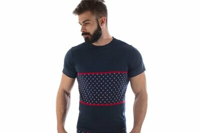 Manor Print Teget Majica Manor Print Teget Majica