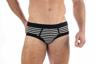 Manor Stripes Dvobojno-Crni Slip Manor Stripes Dvobojno-Crni Slip