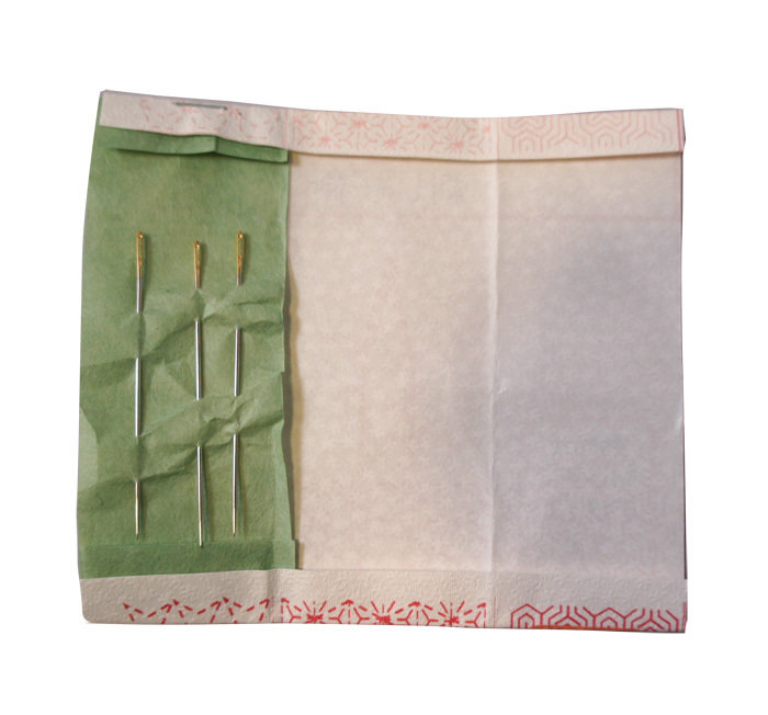A set of Sashiko Needles and Thimble