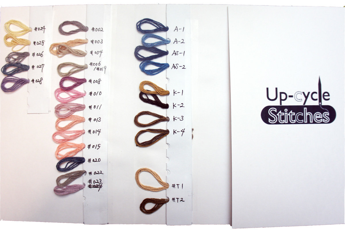 Sashiko Thread Sample Booklet | Check All the Natural Color Sashiko Thread Sample Booklet | Check All the Natural Color