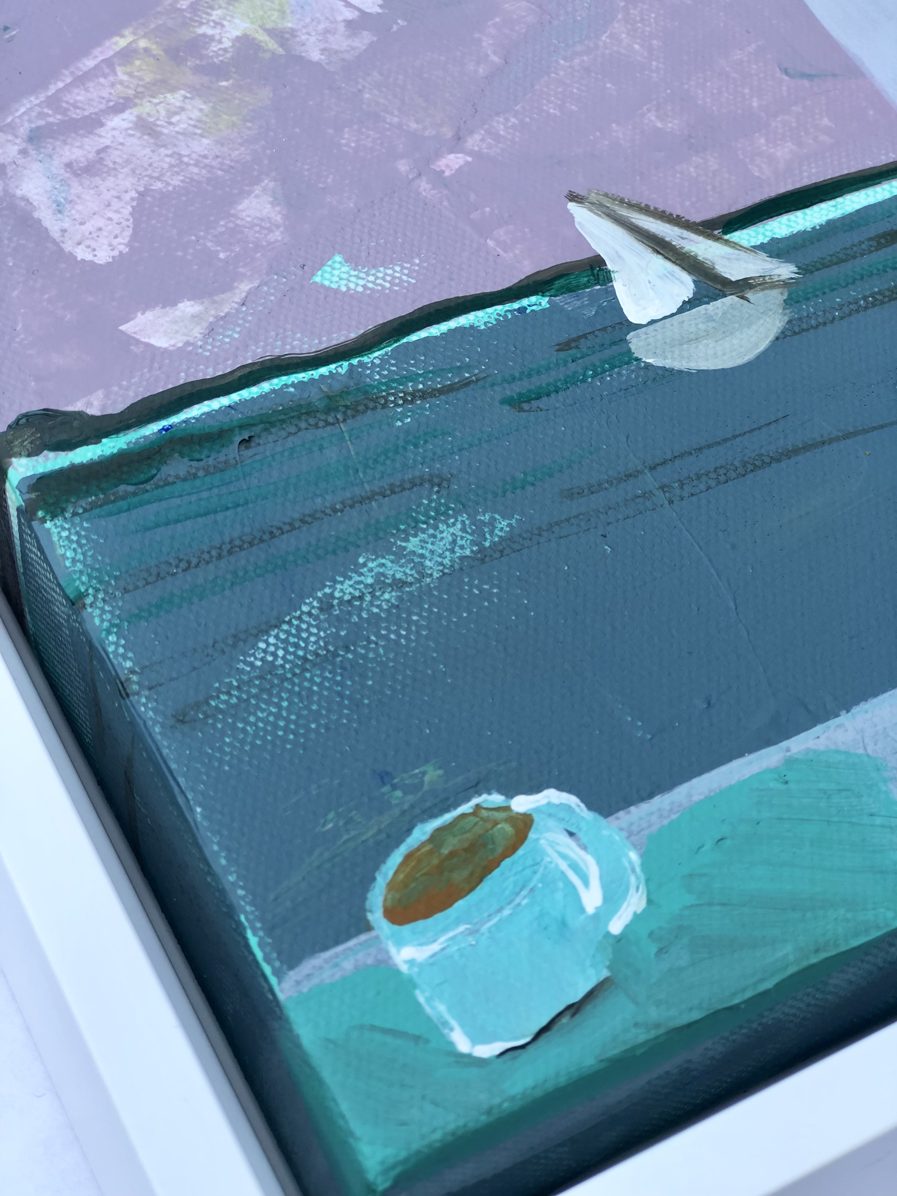 Good Morning Casco Bay (8x8)