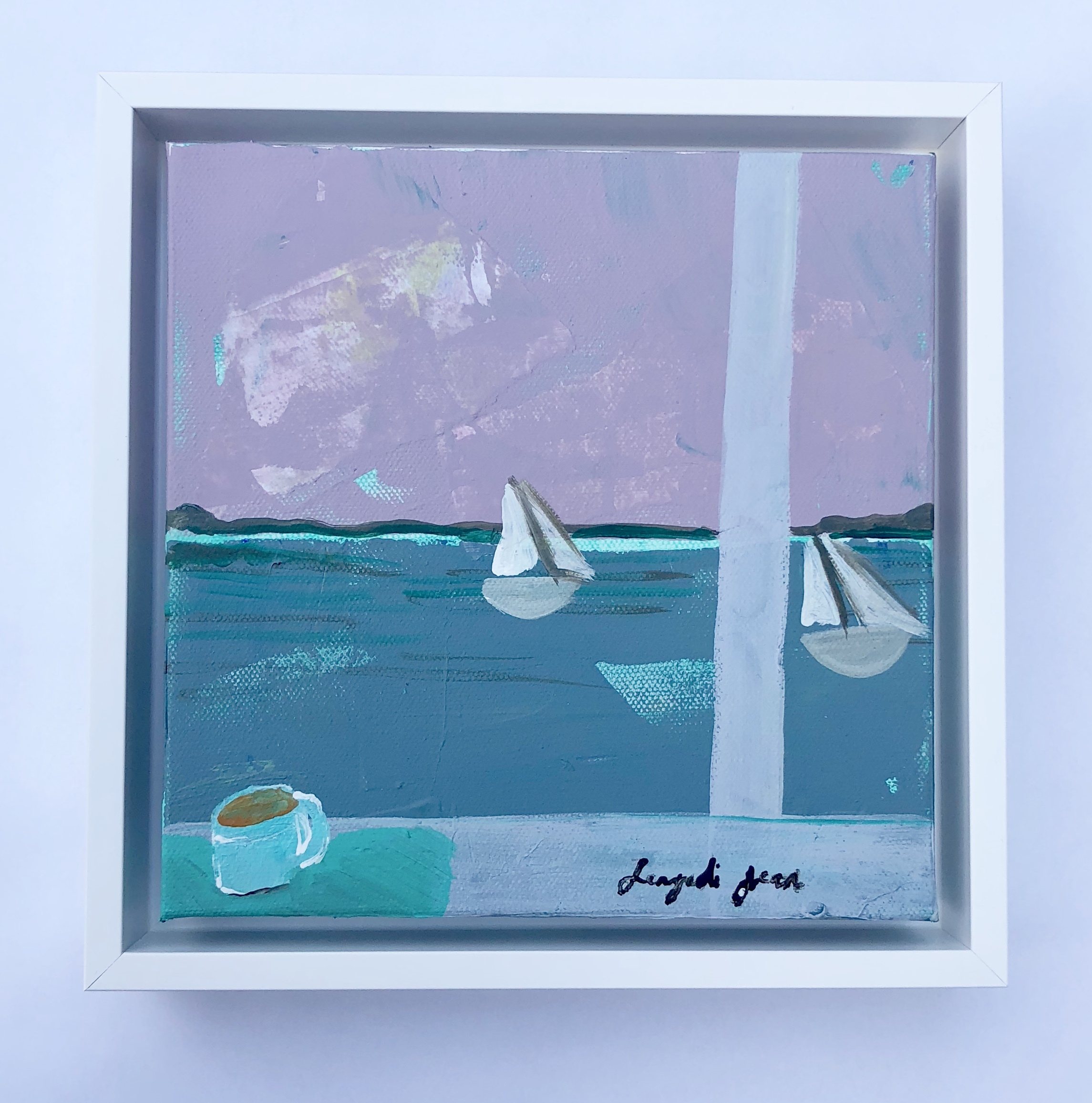 Good Morning Casco Bay (8x8) 00086