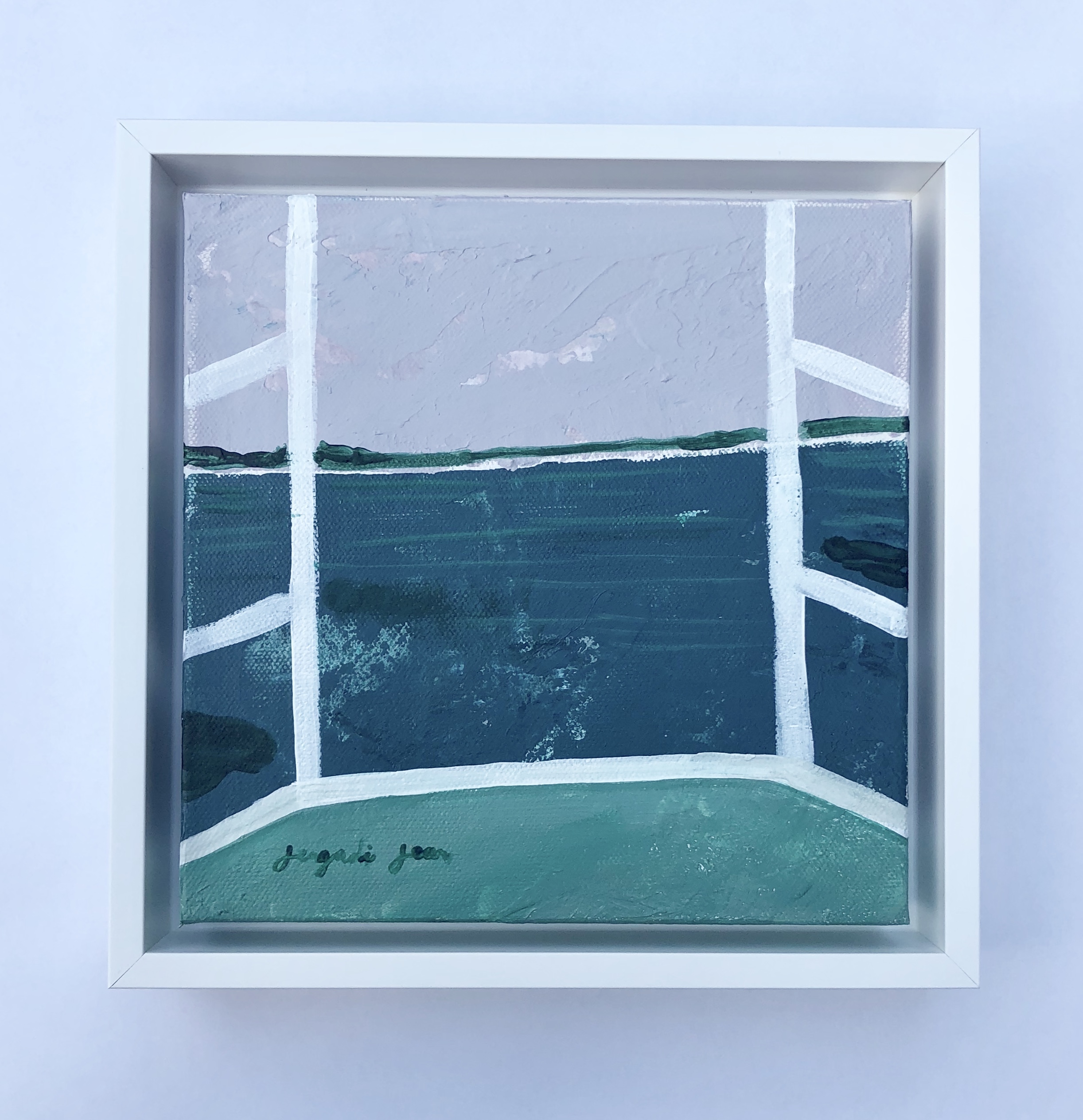 Peaks Island View (8x8) 00087