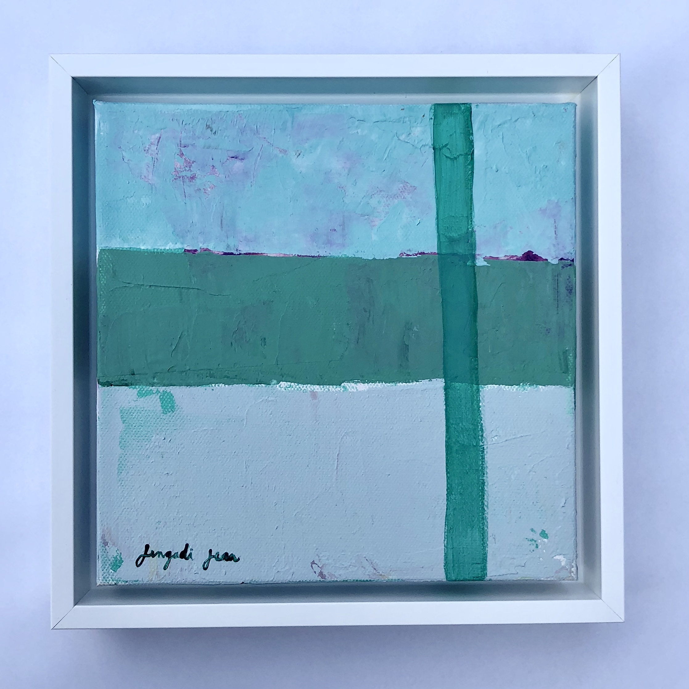 Weathered Harbor View (8x8) 00094