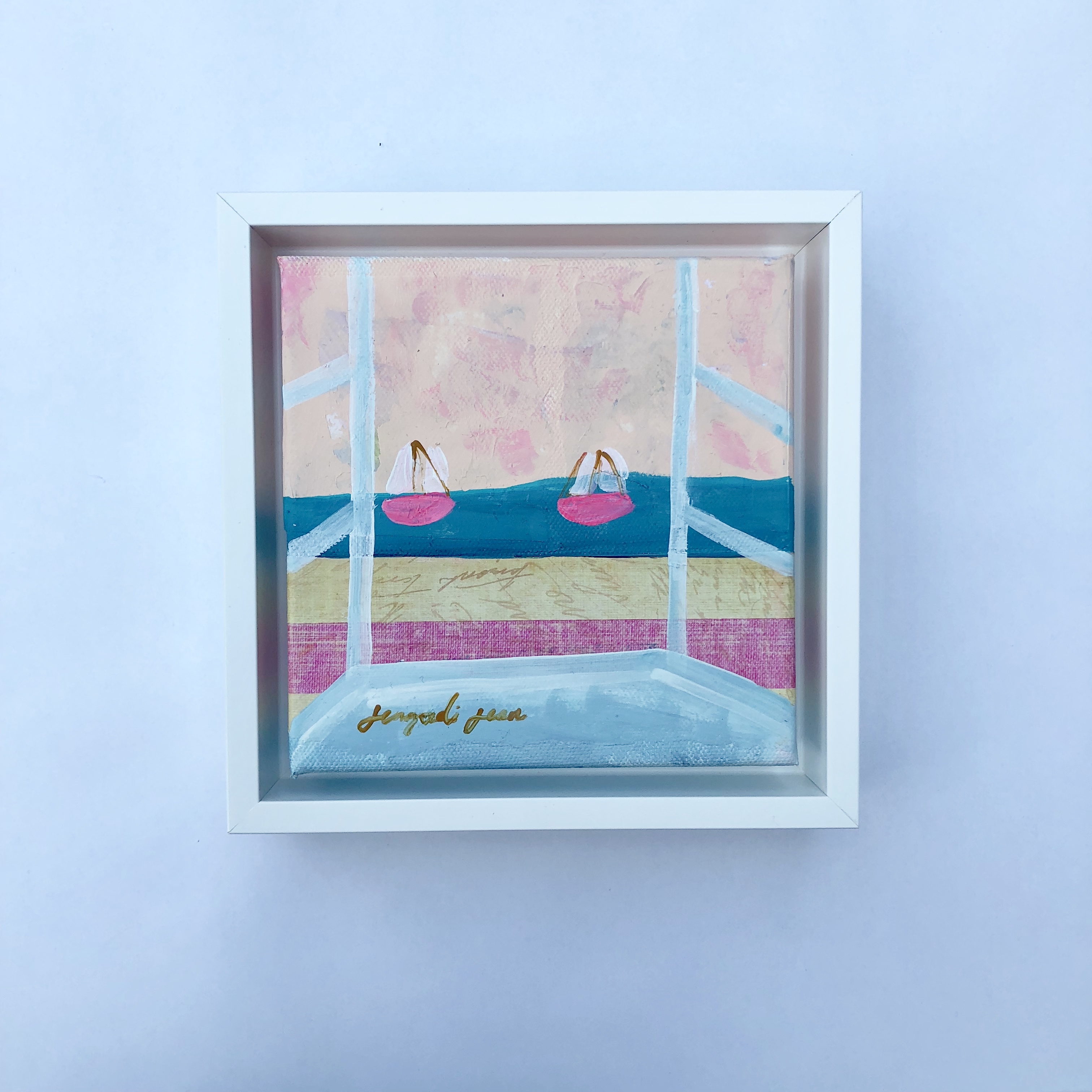 Beach Roses (6x6) 00102