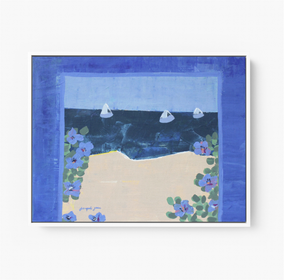 Blueberries by the Sea (20x24) 00111