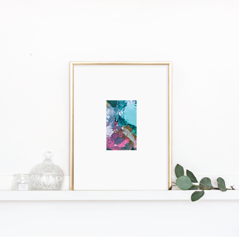 Matted Palette Print No. 4 00163