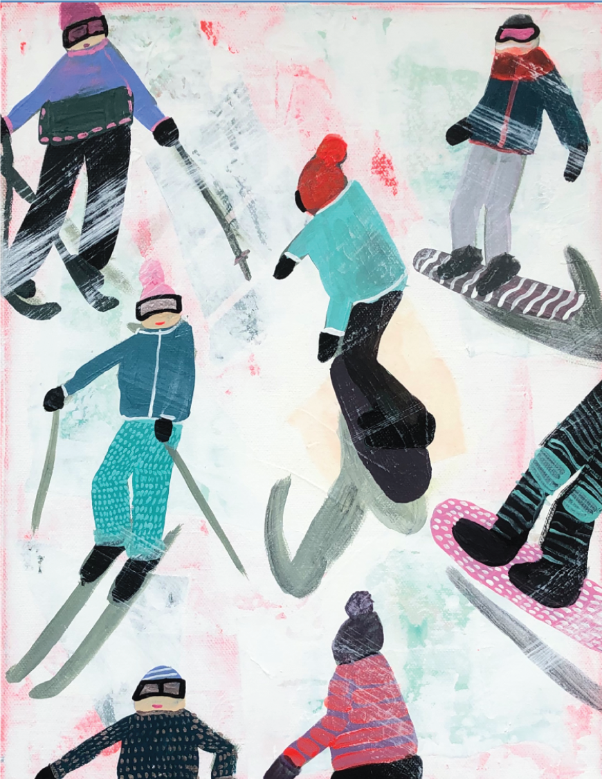 Slope Party No. 4 Print