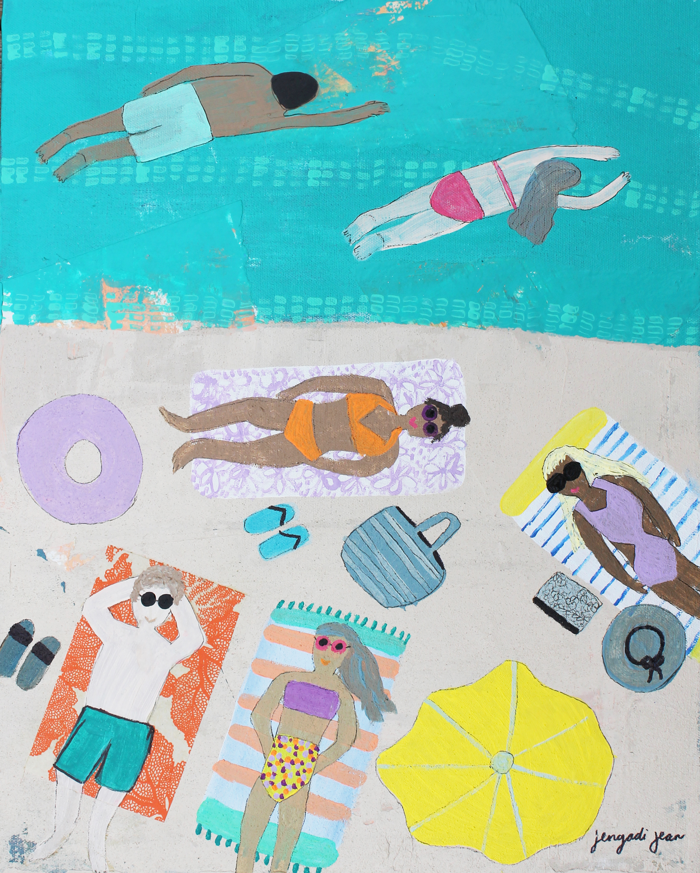 Teal Me to the Beach