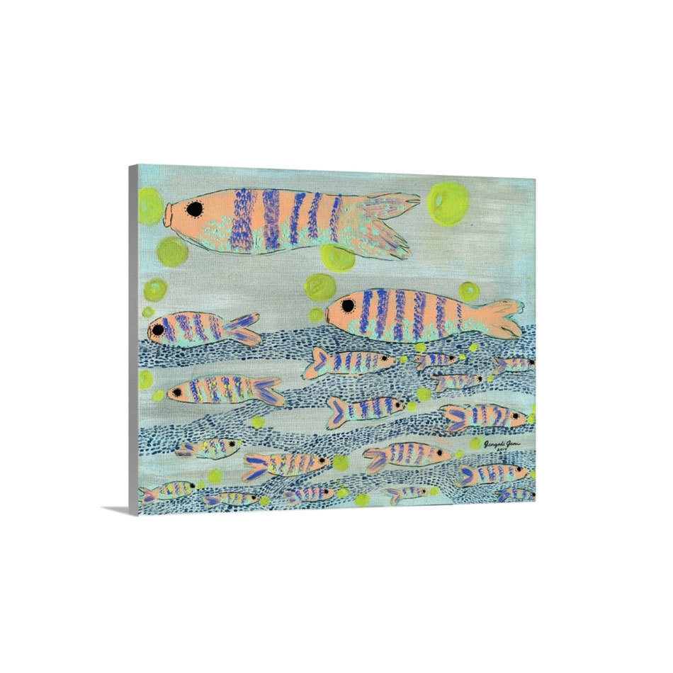 Fishy, Fishy Cross My Ocean Canvas Reproduction (16 x 20) 00024