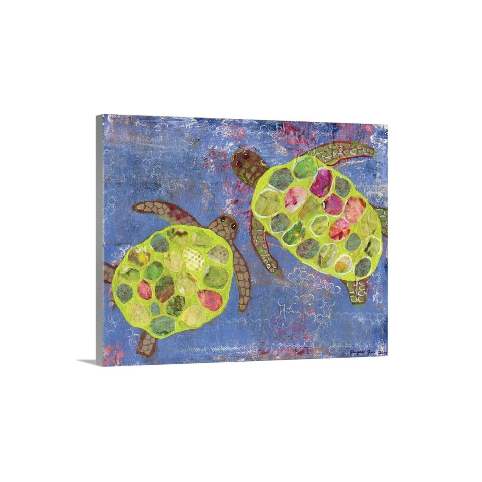 Turtles Canvas Reproduction (16 x 20) 00026