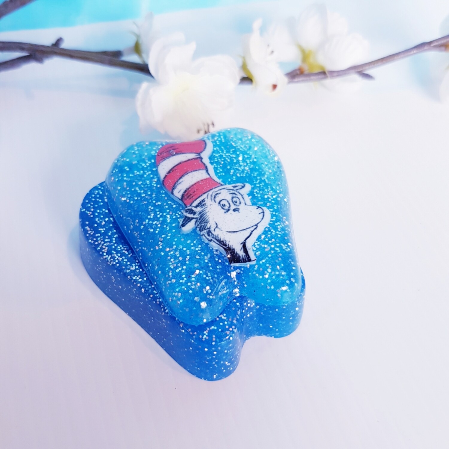 Tooth Fairy Box Cat Blue