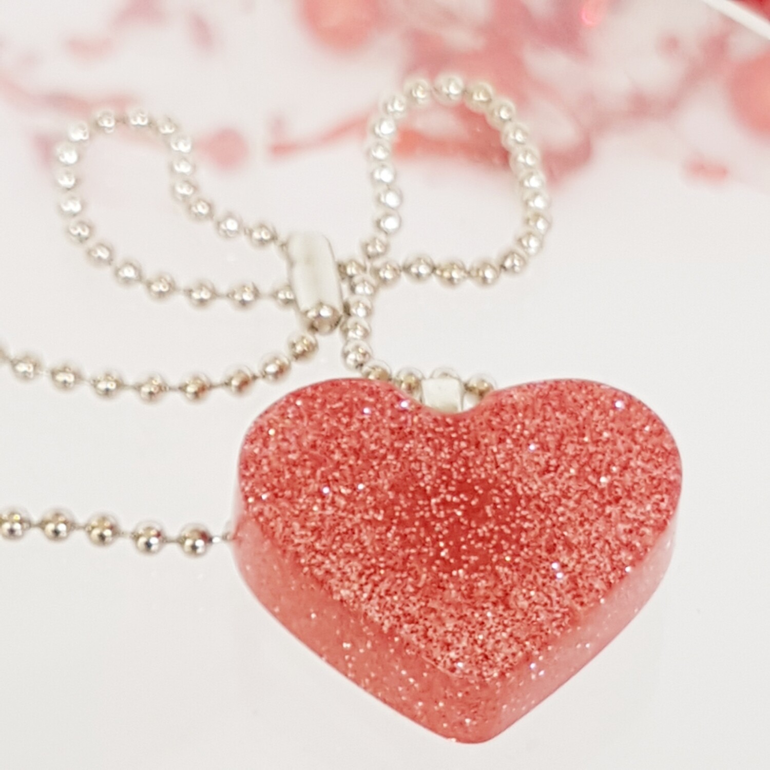 Christmas Heart Necklace
