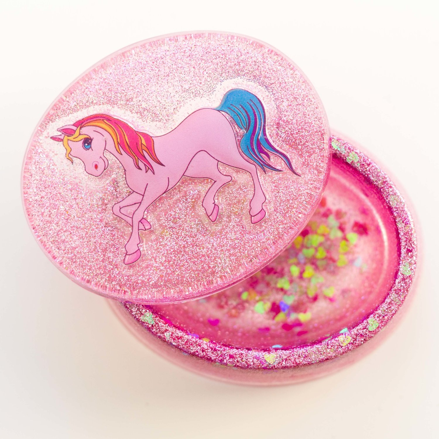 Oval Jewellery Box - Unicorn Pink