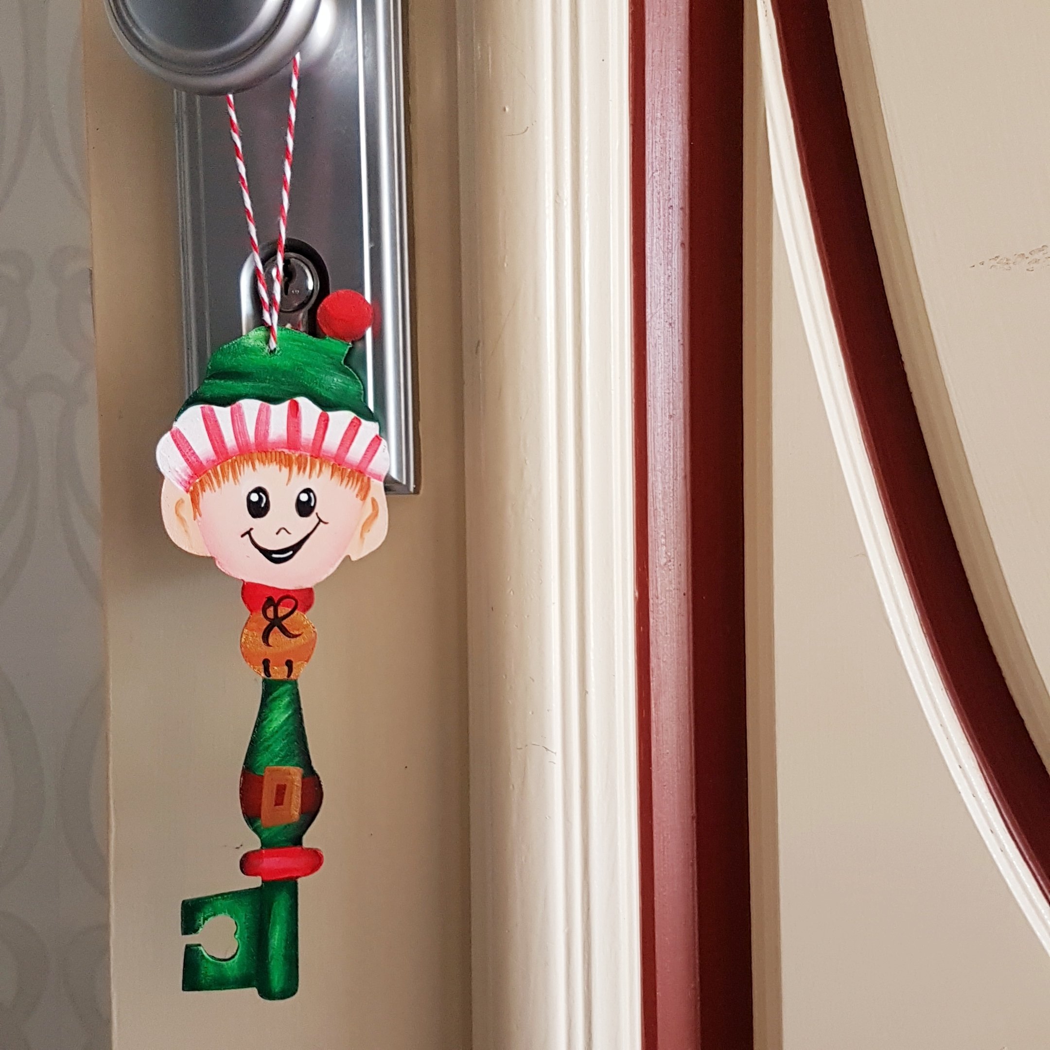 Elf Key hanging on door
