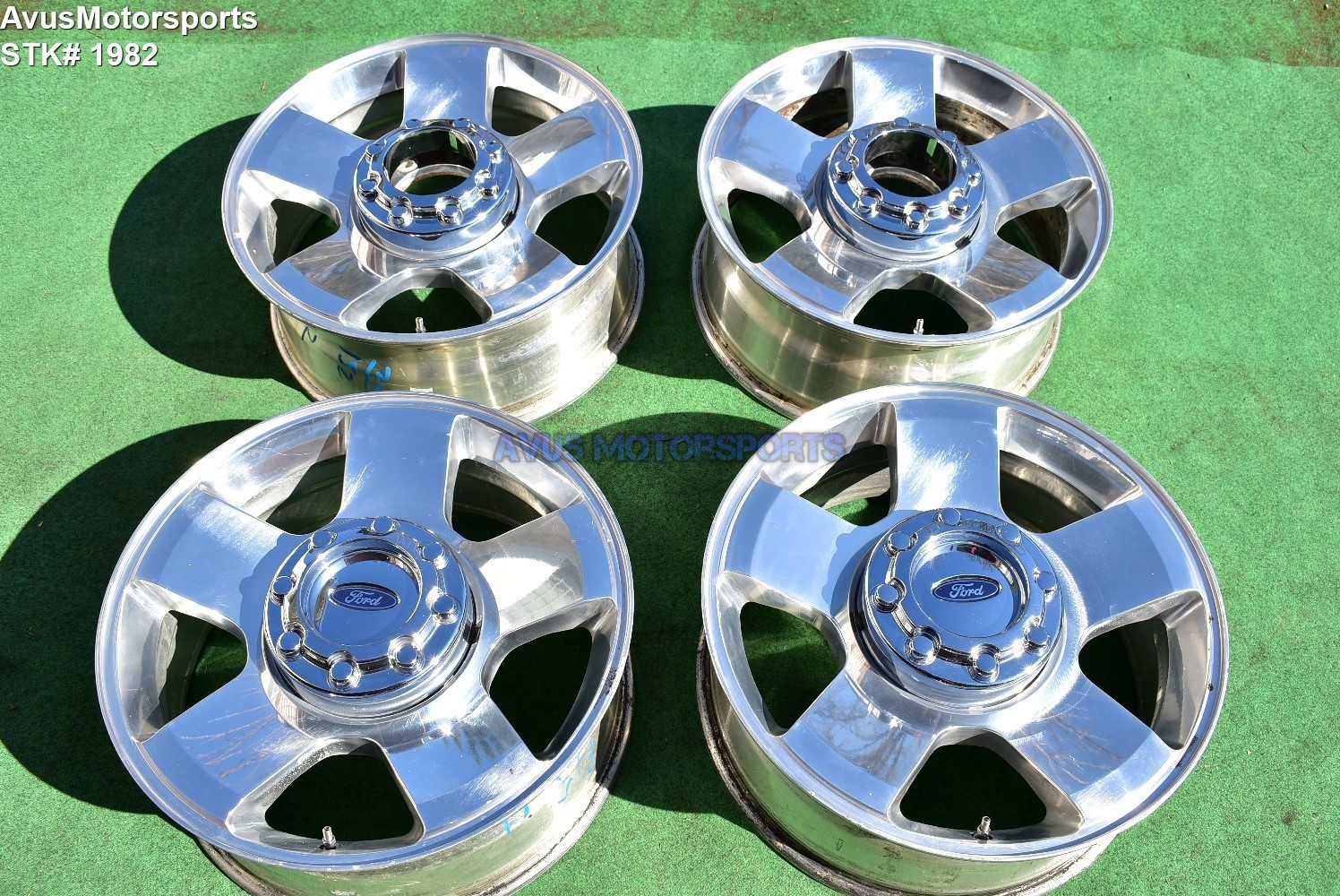 20" Ford F250 Super Duty OEM Factory Wheels F350 FX4 2005 2006 Polished