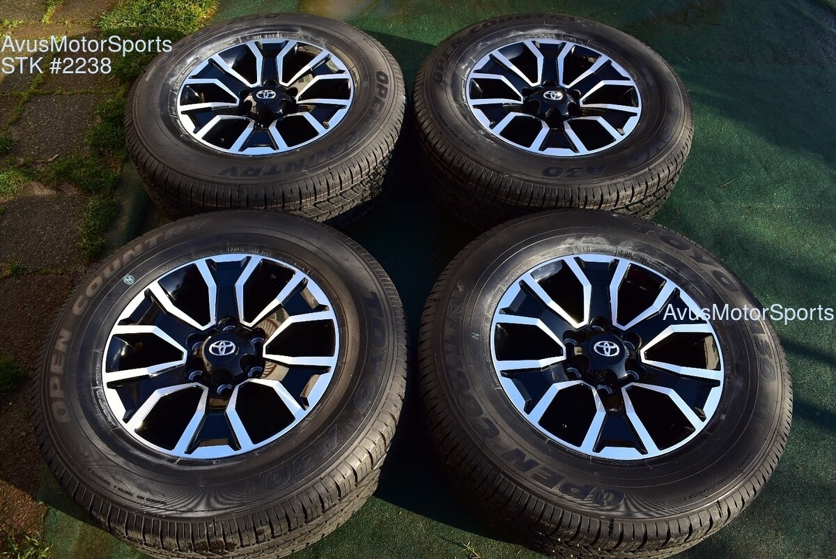 17" TOYOTA TACOMA OEM FACTORY TRD Sport WHEELS Tires 4runner Tundra 2020