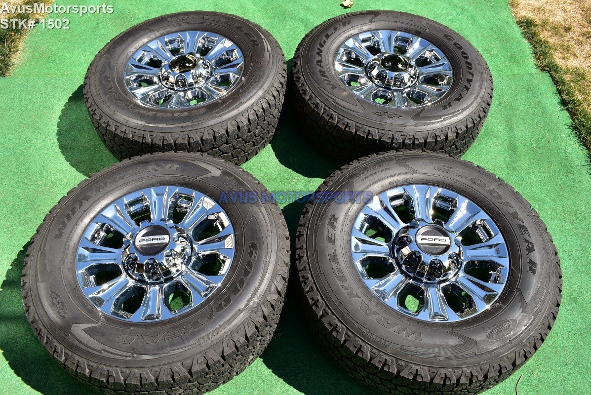 2017 Ford F250 Super Duty 18" Chrome OEM Factory Wheels F350 Lariat