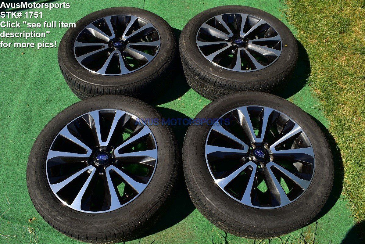 2017 Subaru Forester XT Limited OEM 18" Factory Wheels Tires Outback