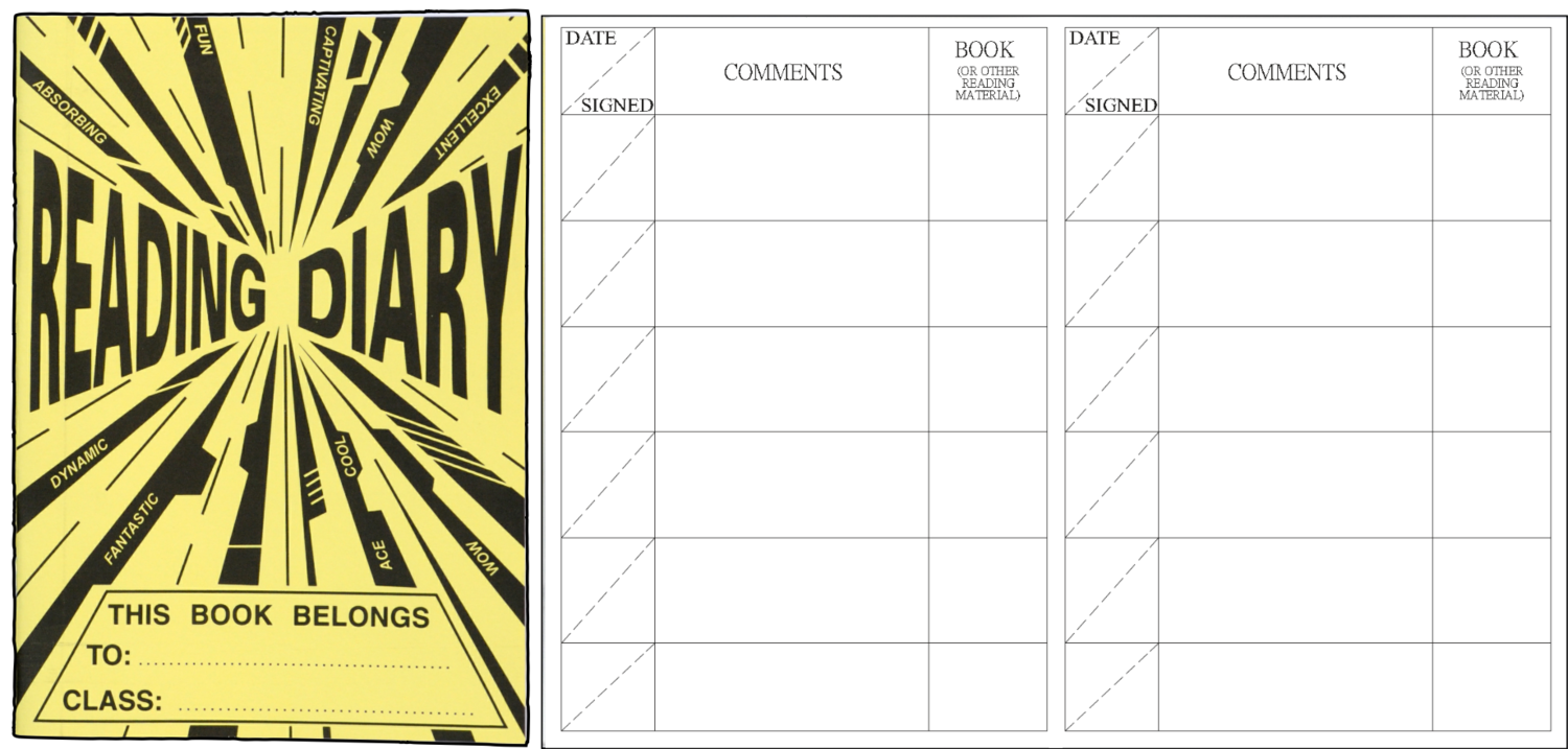 Reading Diary Yellow