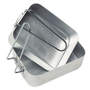 Mess Tins Aluminium British Army Set of 2