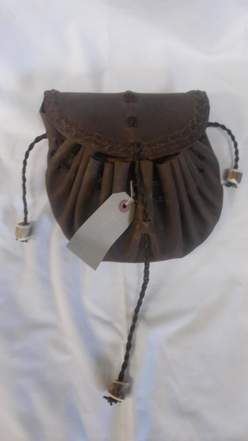 Vintage Original Scottish Leather Sporran