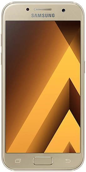 Смартфон Samsung Galaxy A3 2017 A320F Duos 16Gb LTE Gold