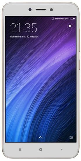 Смартфон Xiaomi Redmi 4X 16Gb LTE Gold
