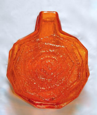 Whitefriars Tangerine Banjo Vase