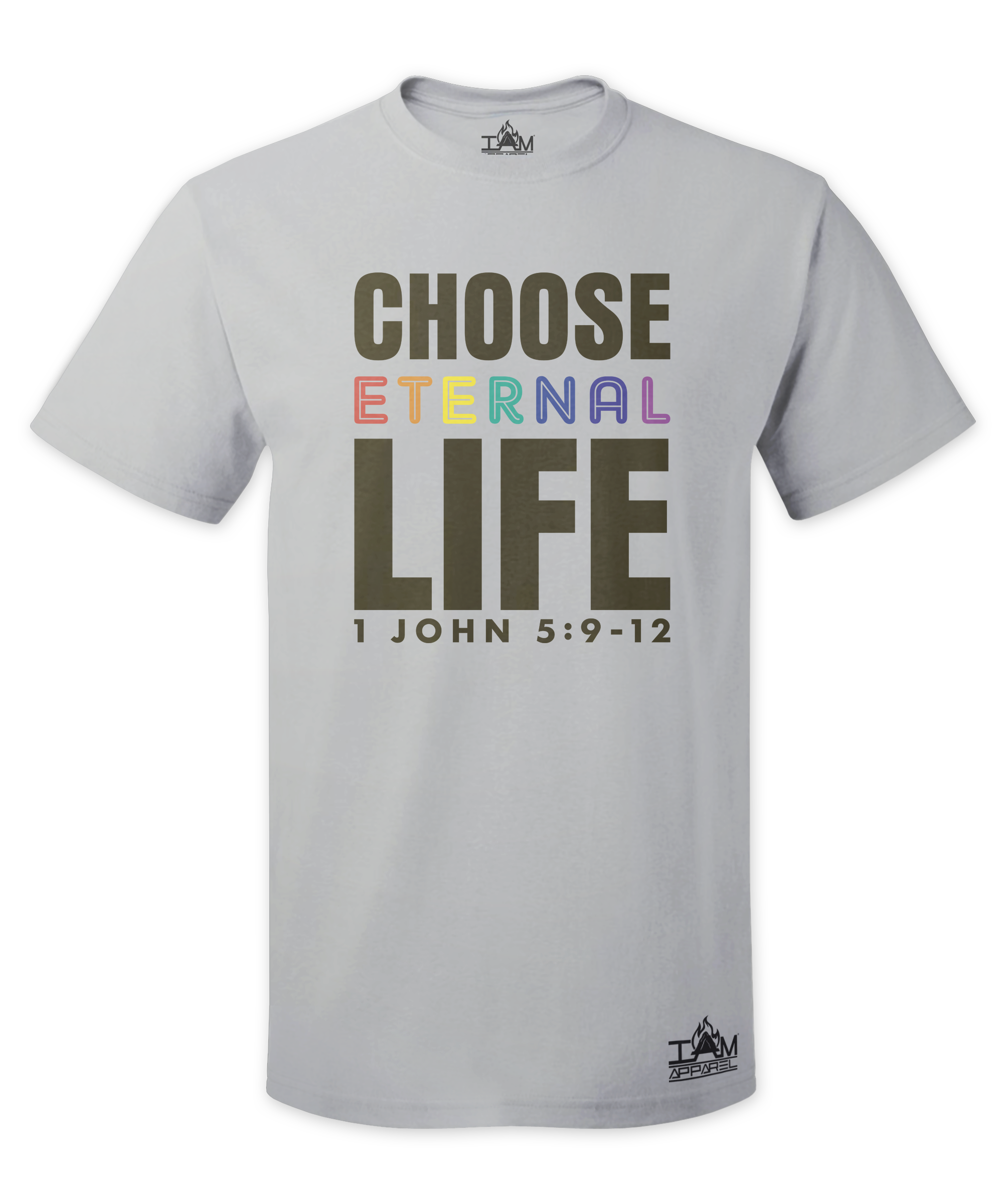 Men's "Choose Eternal Life" Short Sleeved T-shirt 00115
