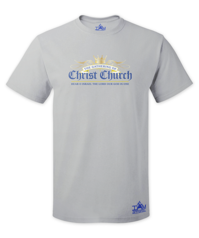 GOCC Men's Short Sleeved Grey T-shirt