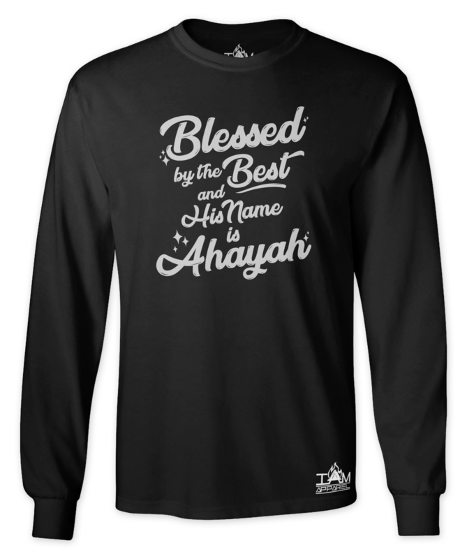 GOCC Men's "Blessed By The Best" Long Sleeved Black T-shirt