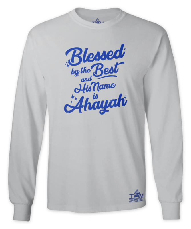 GOCC Men's "Blessed By The Best" Long Sleeved Grey T-shirt