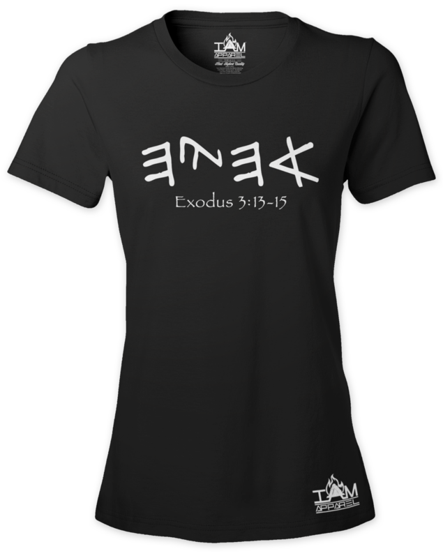 GOCC Women's "Ahayah" Short Sleeved Black T-shirt