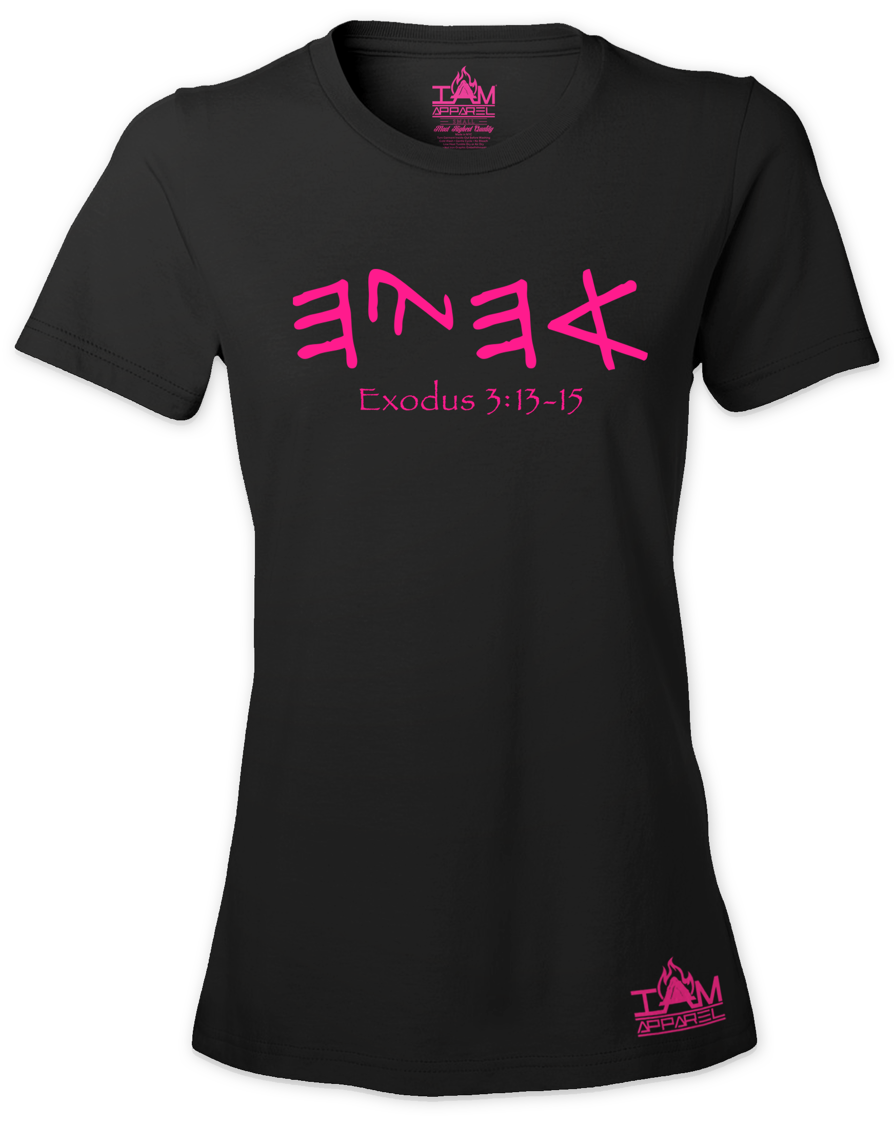 Women's HOT PINK SERIES "Ahayah" Short Sleeved T-shirt 00134
