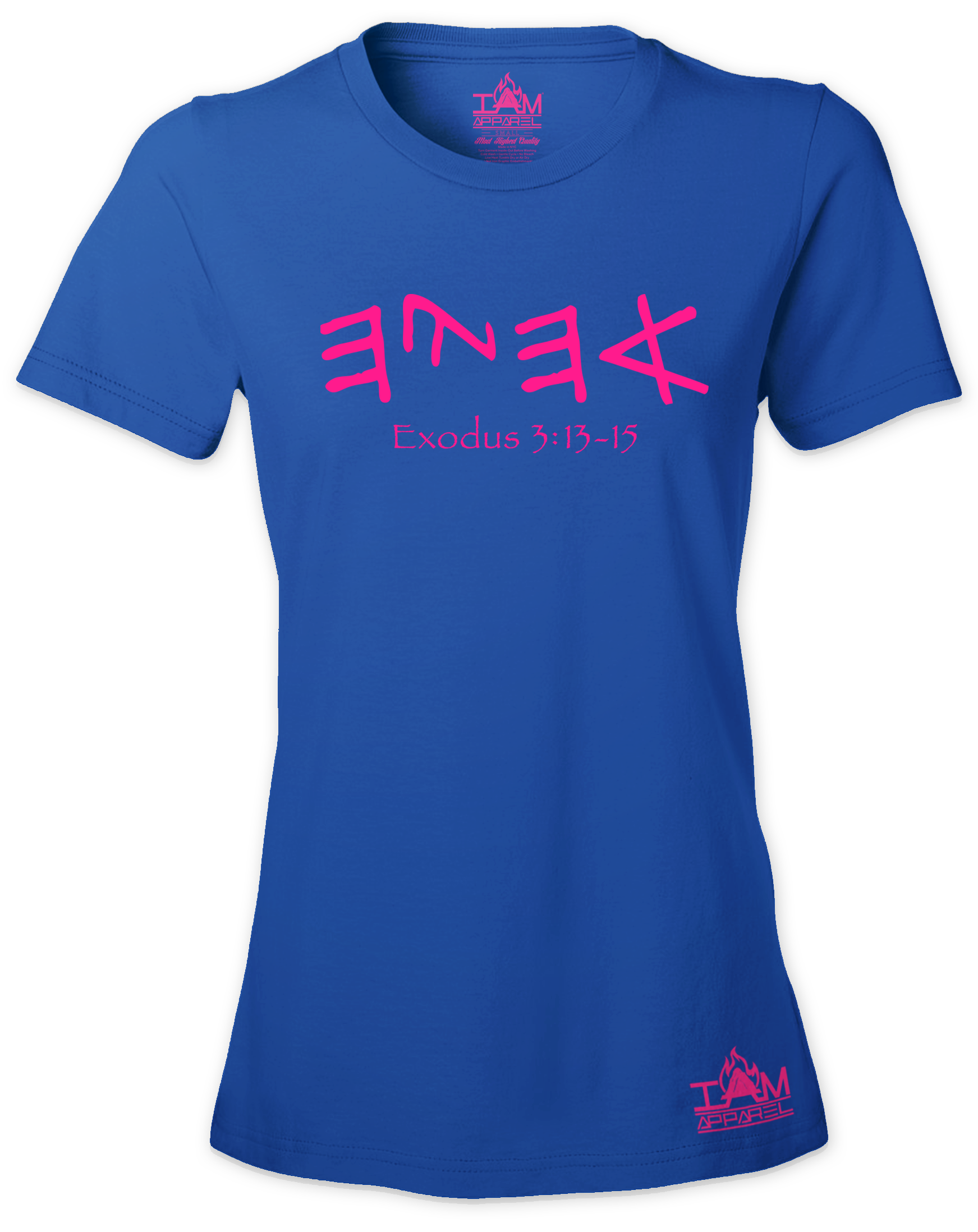 Women's HOT PINK SERIES "Ahayah" Short Sleeved T-shirt