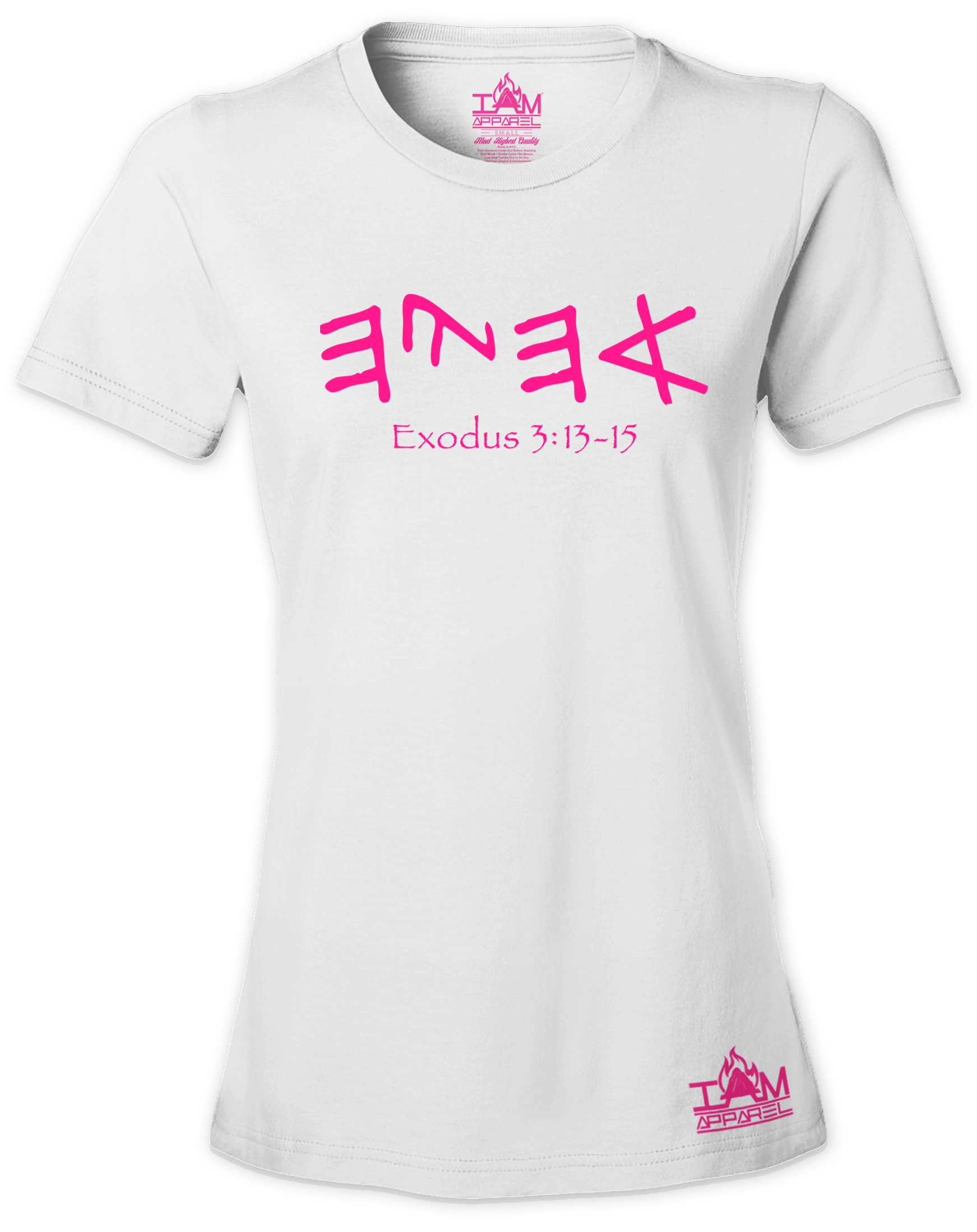 Women's HOT PINK SERIES "Ahayah" Short Sleeved T-shirt