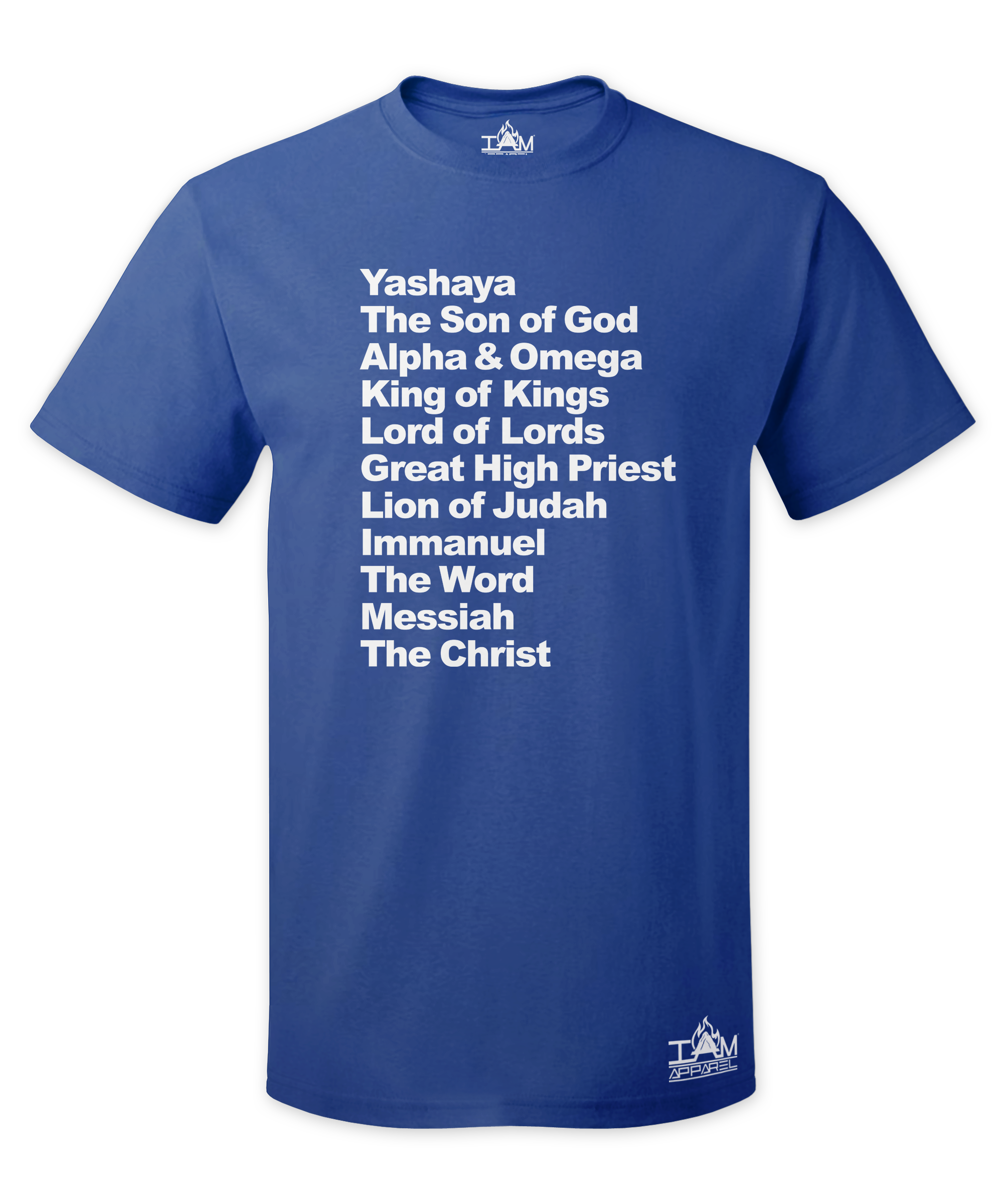 Men's Yashaya Text Short Sleeved T-shirt 00138