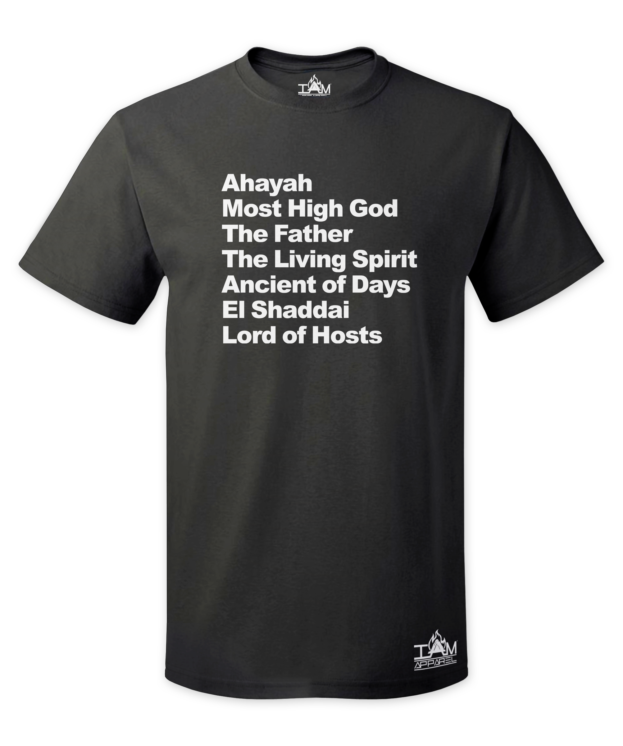 Men's Ahayah Text Short Sleeved T-shirt 00141