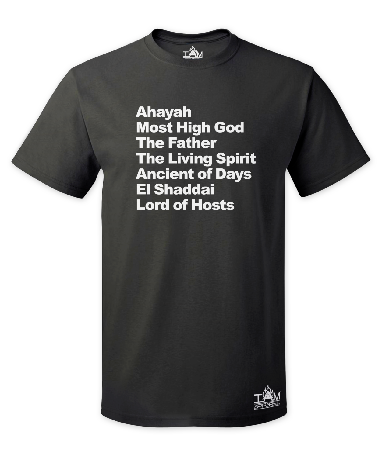 Men's Ahayah Text Short Sleeved T-shirt Men's Ahayah Text Short Sleeved T-shirt