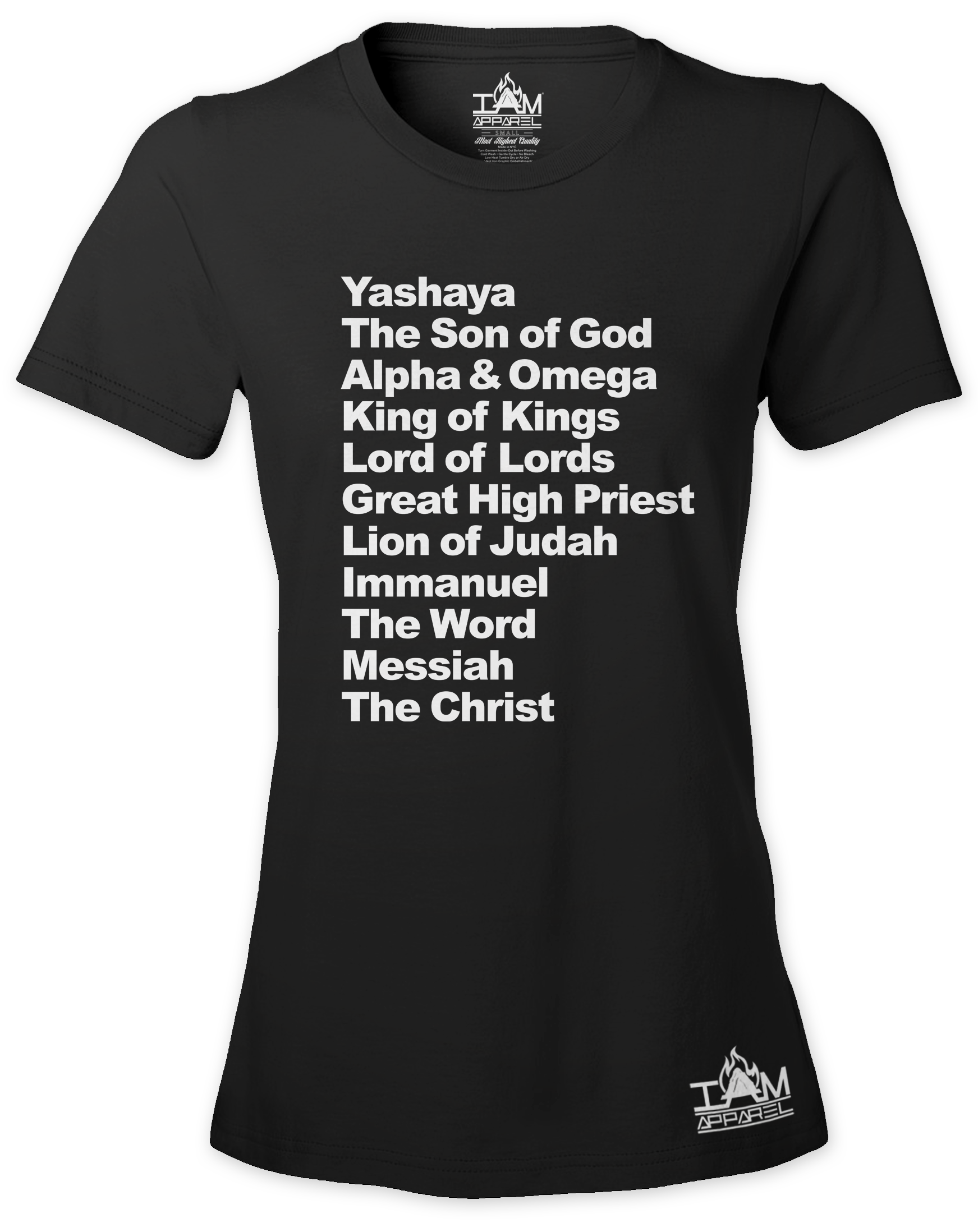 Women's Yashaya Text Short Sleeved T-shirt