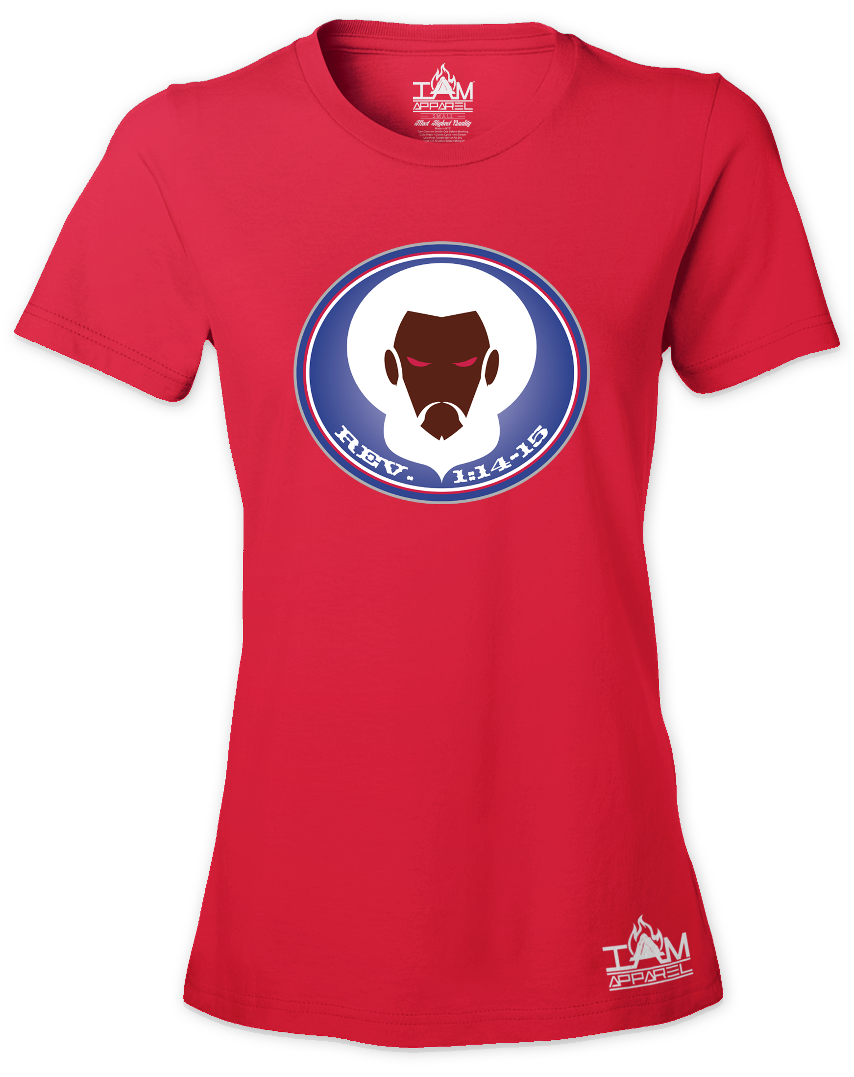 Women's Short Sleeved Scripture and Image of Christ T-shirt 00070